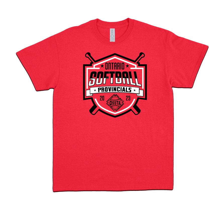2023 SOFTBALL PROVINCIALS COTTON TSHIRTS