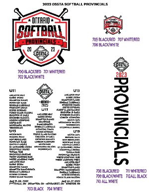2023 SOFTBALL PROVINCIALS SWEATPANT