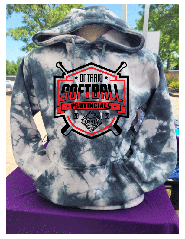 2023 SOFTBALL TIE DYE FLEECE HOODIES