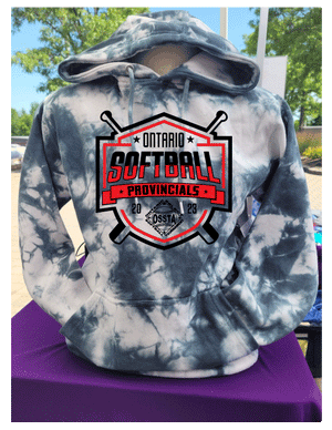 2023 SOFTBALL TIE DYE FLEECE HOODIES