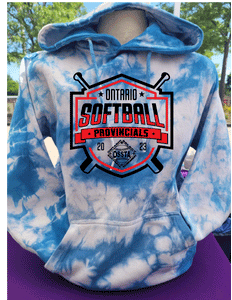 2023 SOFTBALL TIE DYE FLEECE HOODIES
