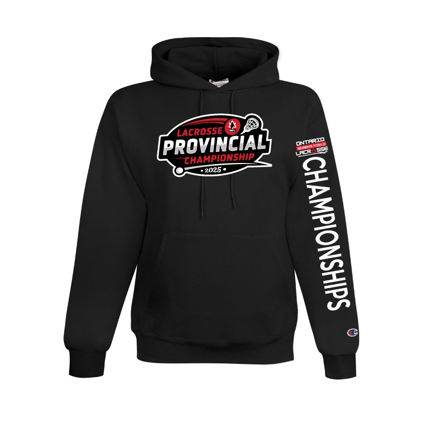2025 LACROSSE PROVINCIALS CHAMPION FLEECE HOODIE