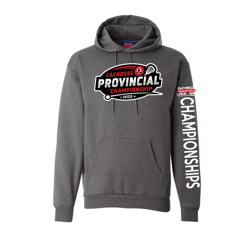 2025 LACROSSE PROVINCIALS CHAMPION FLEECE HOODIE