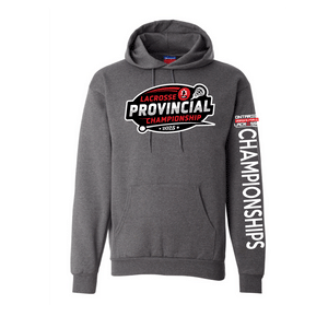 2025 LACROSSE PROVINCIALS CHAMPION FLEECE HOODIE