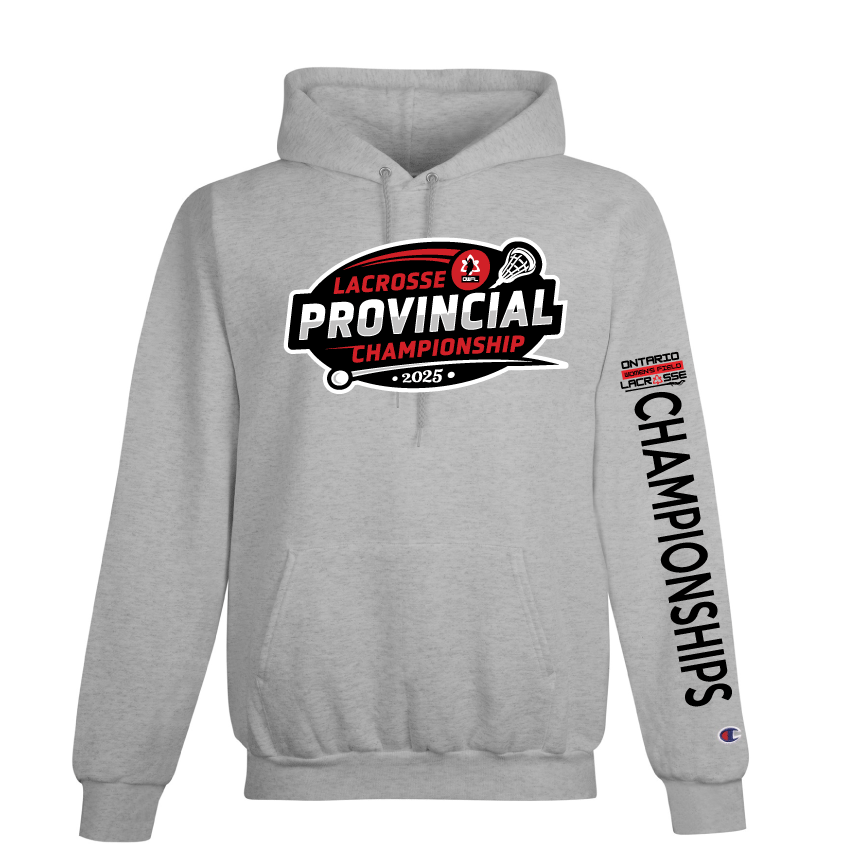 2025 LACROSSE PROVINCIALS CHAMPION FLEECE HOODIE
