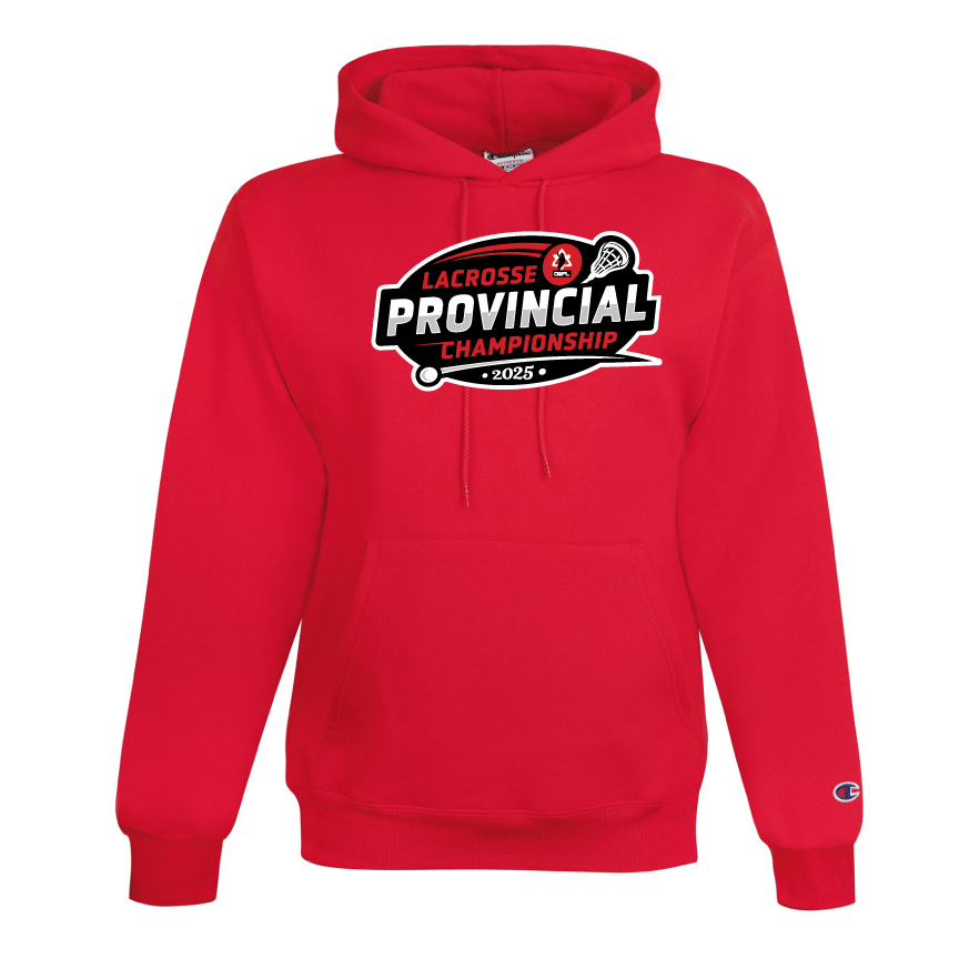 2025 LACROSSE PROVINCIALS CHAMPION FLEECE HOODIE