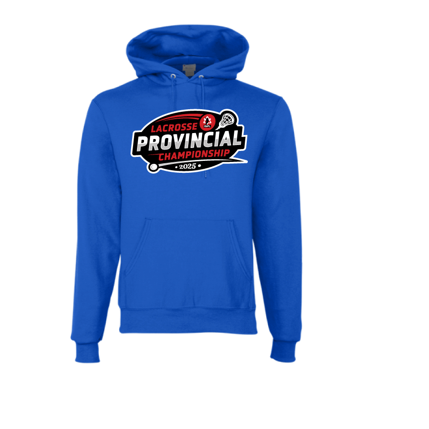 2025 LACROSSE PROVINCIALS CHAMPION FLEECE HOODIE