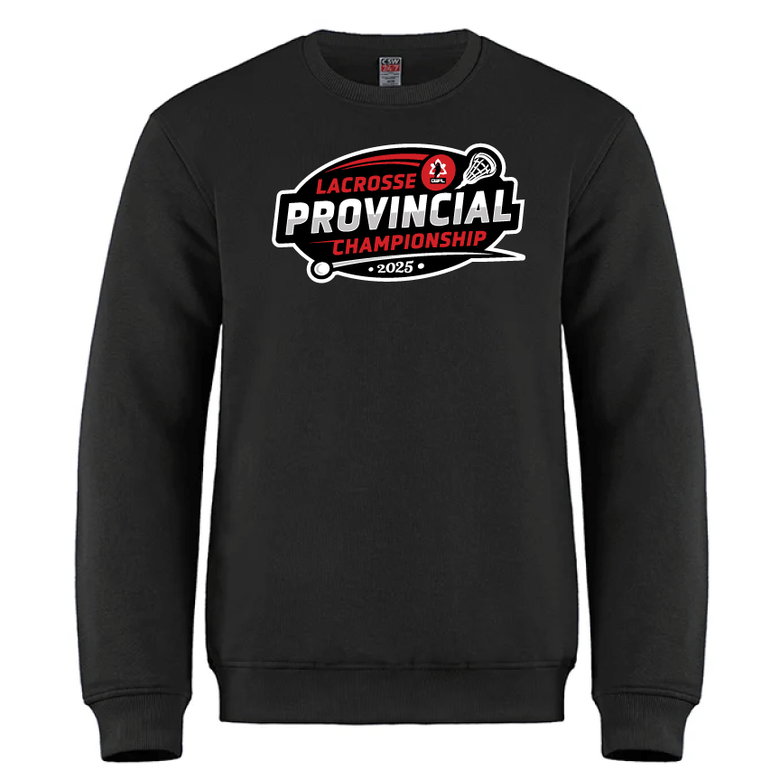 2025 LACROSSE PROVINCIALS FLEECE CREWNECK