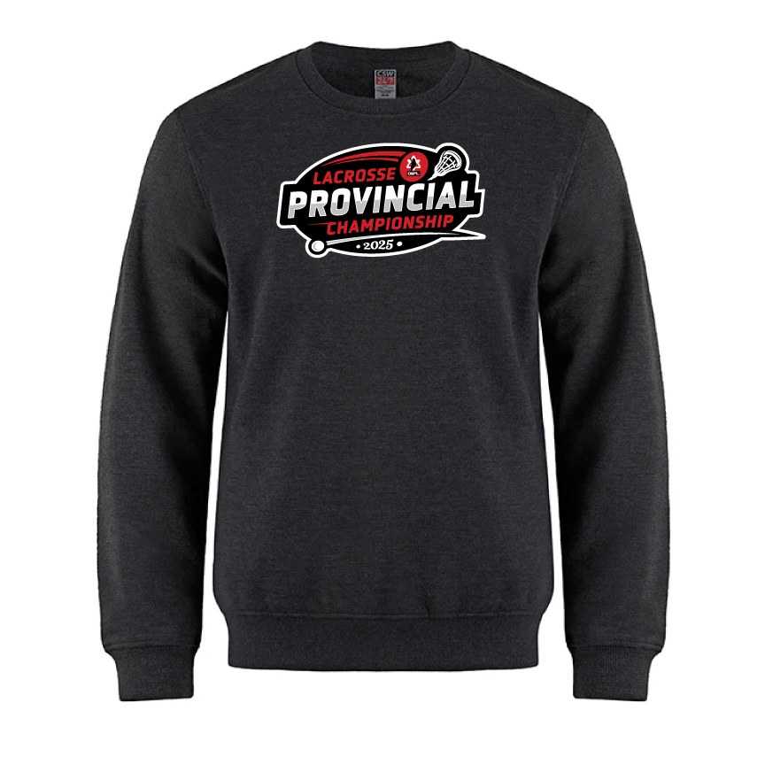 2025 LACROSSE PROVINCIALS FLEECE CREWNECK
