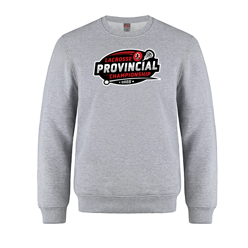 2025 LACROSSE PROVINCIALS FLEECE CREWNECK