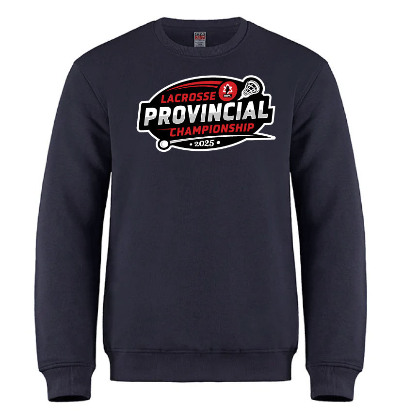 2025 LACROSSE PROVINCIALS FLEECE CREWNECK