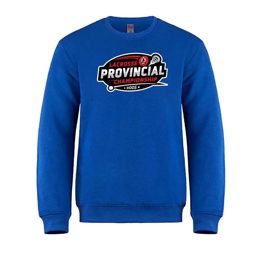 2025 LACROSSE PROVINCIALS FLEECE CREWNECK