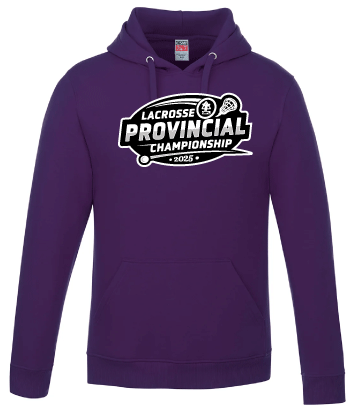 2025 LACROSSE PROVINCIALS FLEECE HOODIE YOUTH