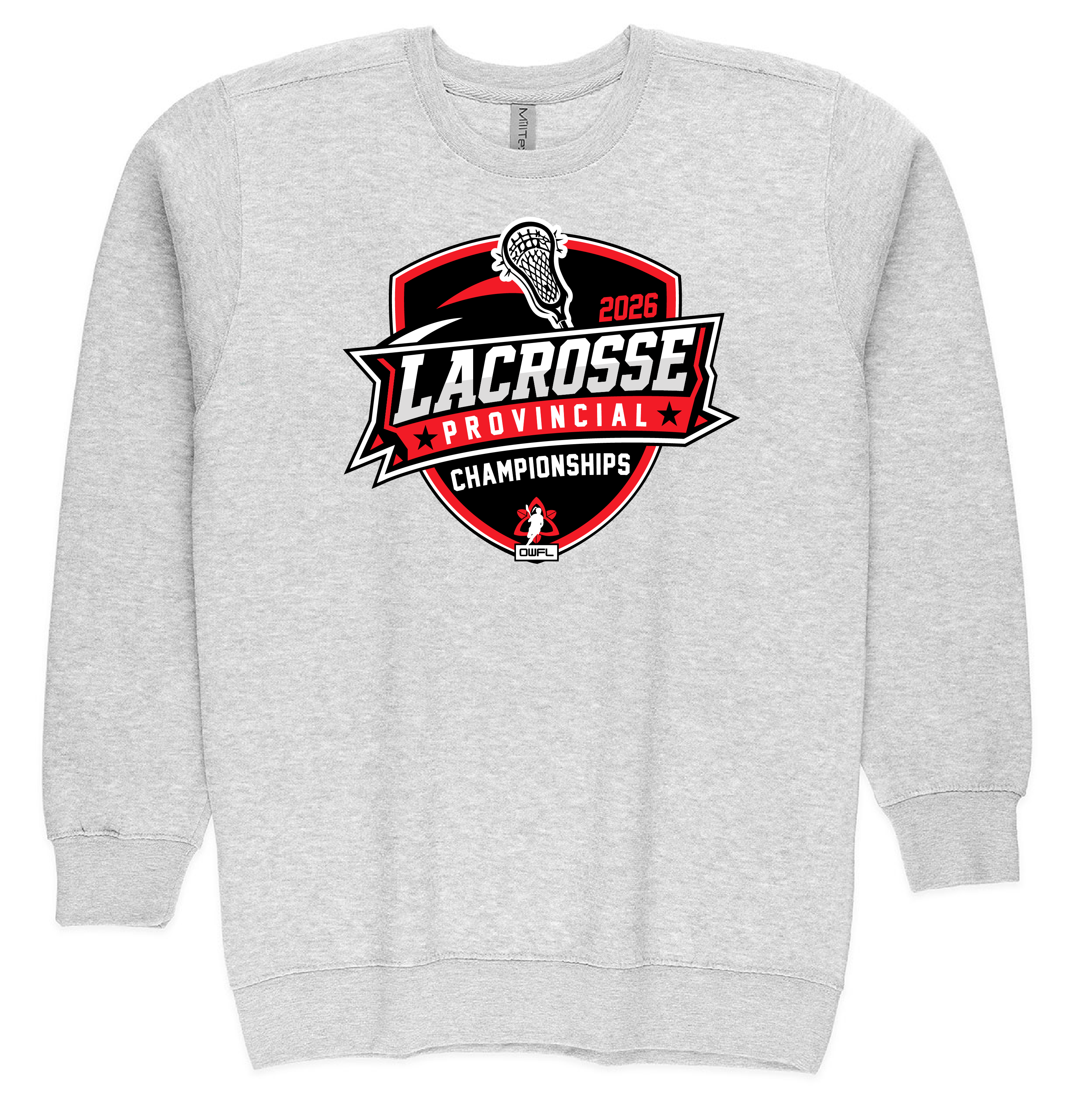 2026 LACROSSE PROVINCIALS FLEECE CREWNECK