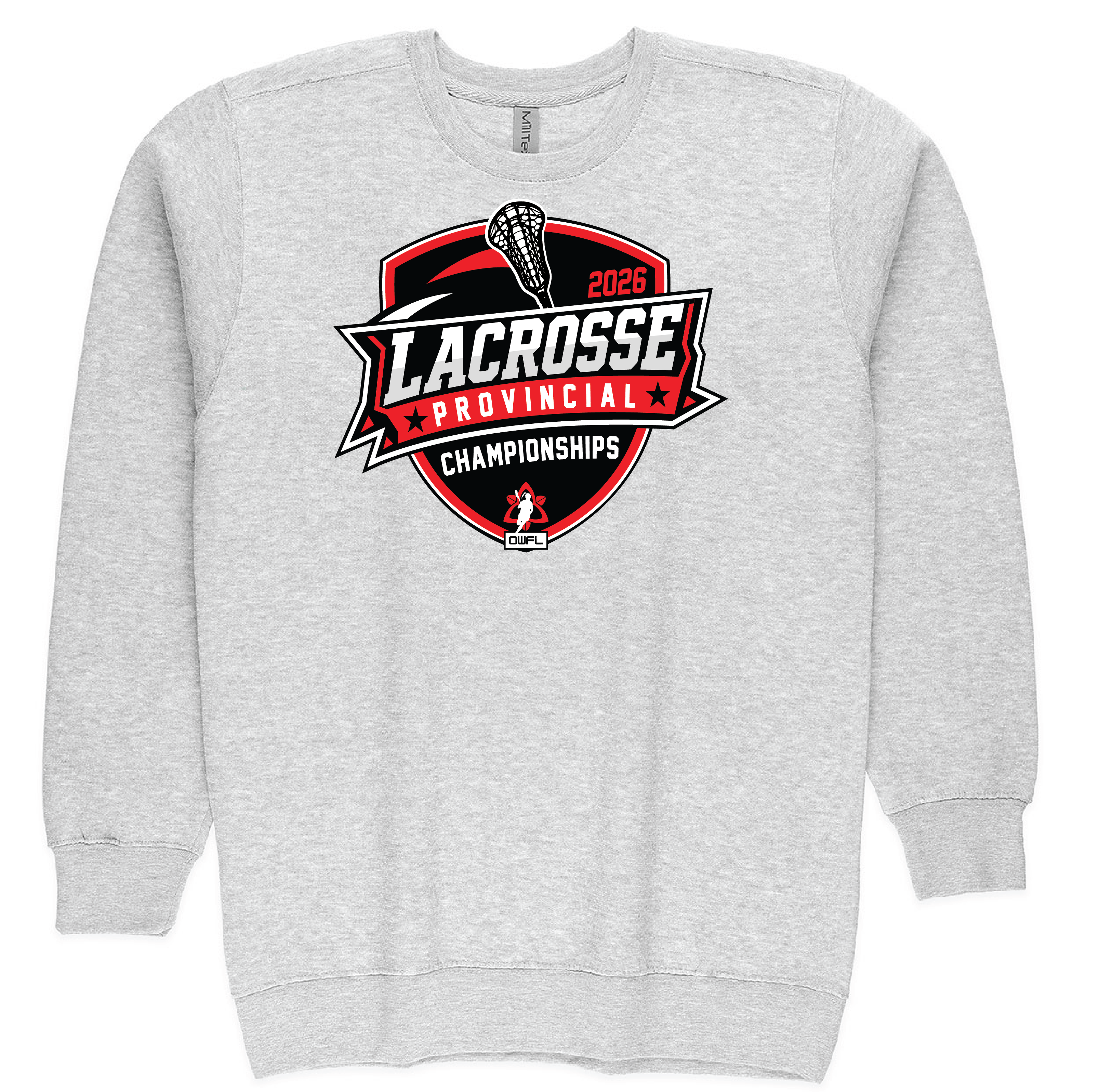 2026 LACROSSE PROVINCIALS FLEECE CREWNECK