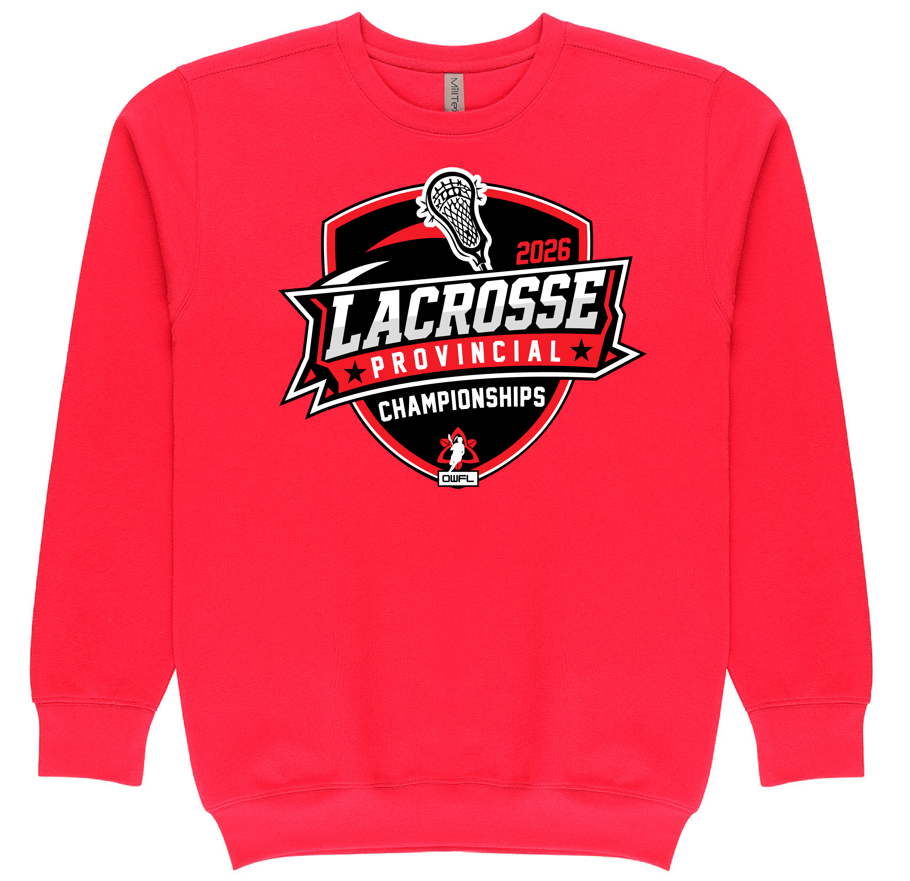 2026 LACROSSE PROVINCIALS FLEECE CREWNECK