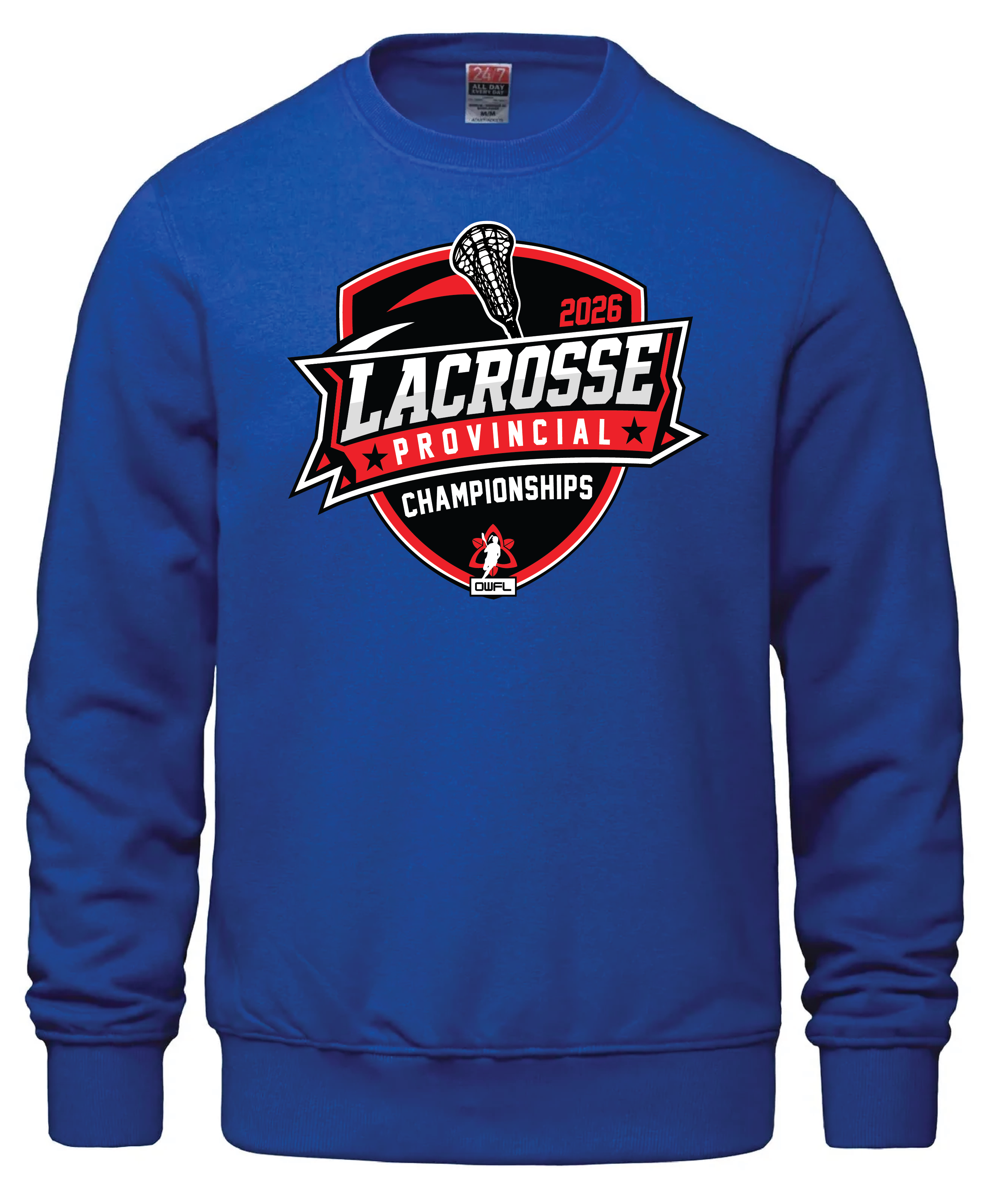 2026 LACROSSE PROVINCIALS FLEECE CREWNECK