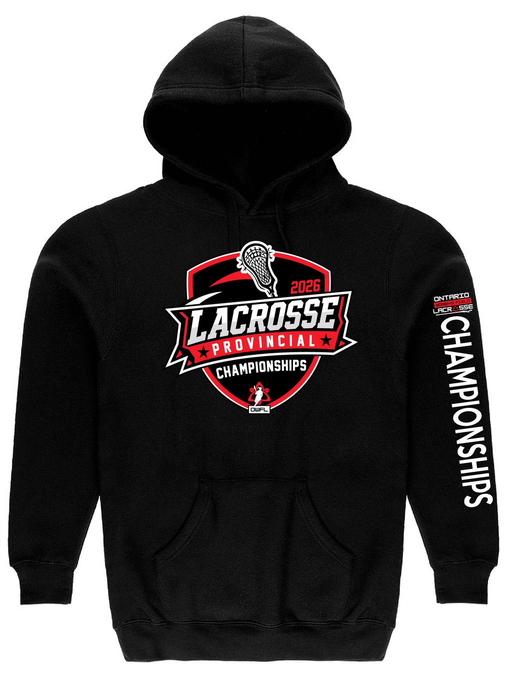 2026 LACROSSE PROVINCIALS FLEECE HOODIE