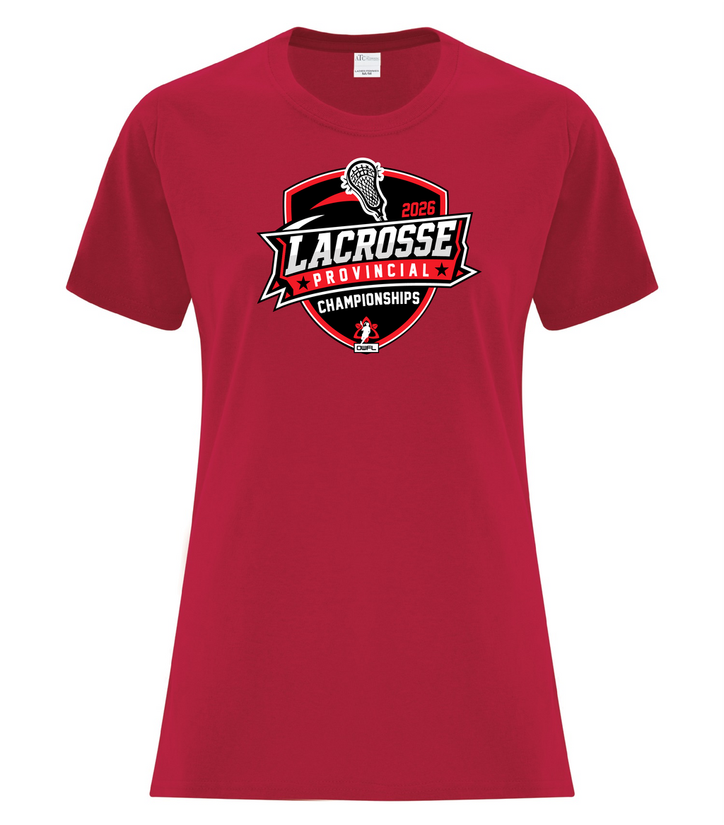 2026 LACROSSE PROVINCIALS COTTON TSHIRT