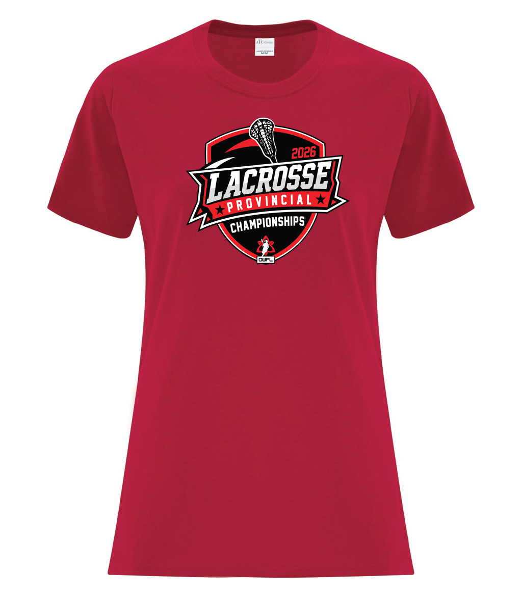 2026 LACROSSE PROVINCIALS COTTON TSHIRT
