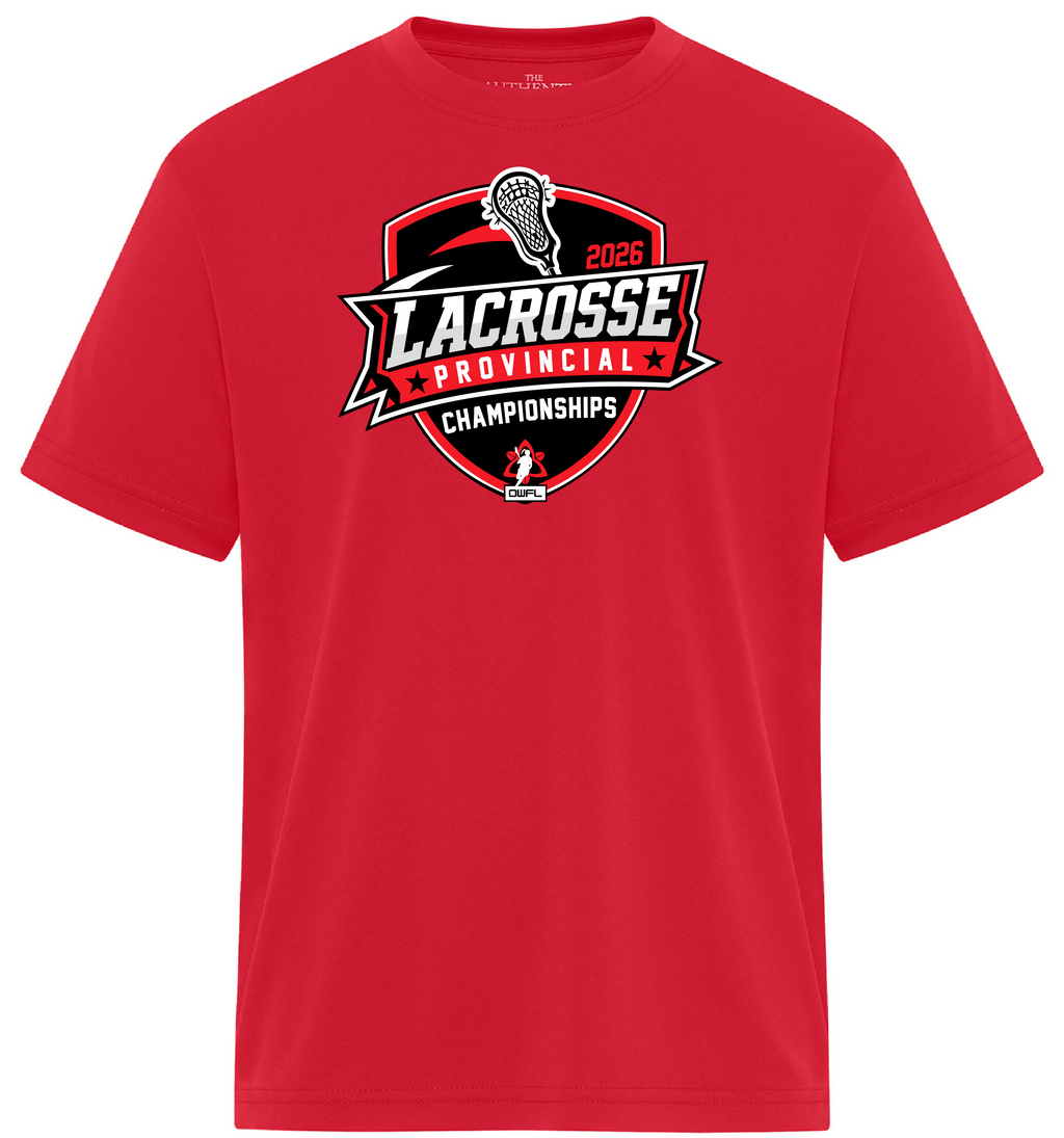 2026 LACROSSE PROVINCIAL DRI FIT TSHIRT