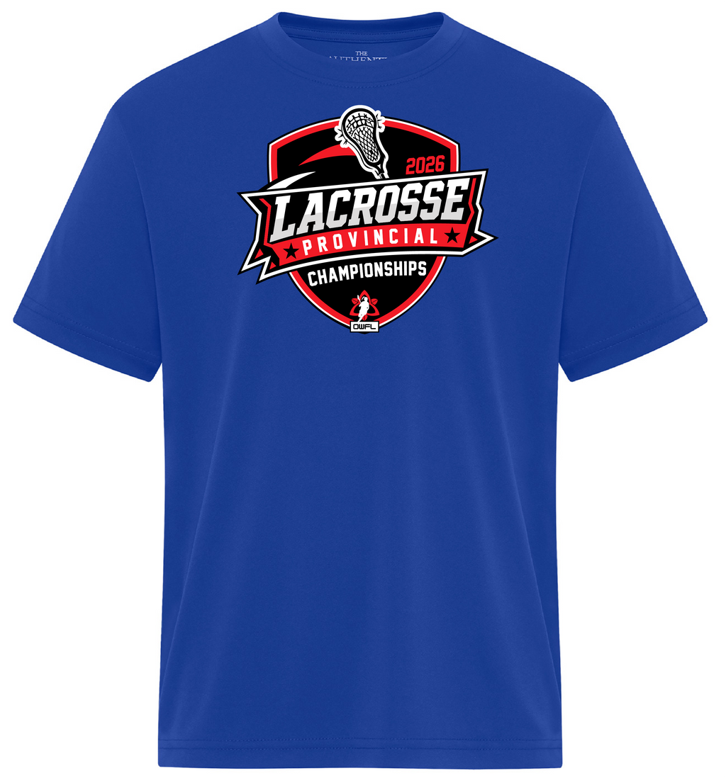 2026 LACROSSE PROVINCIAL DRI FIT TSHIRT