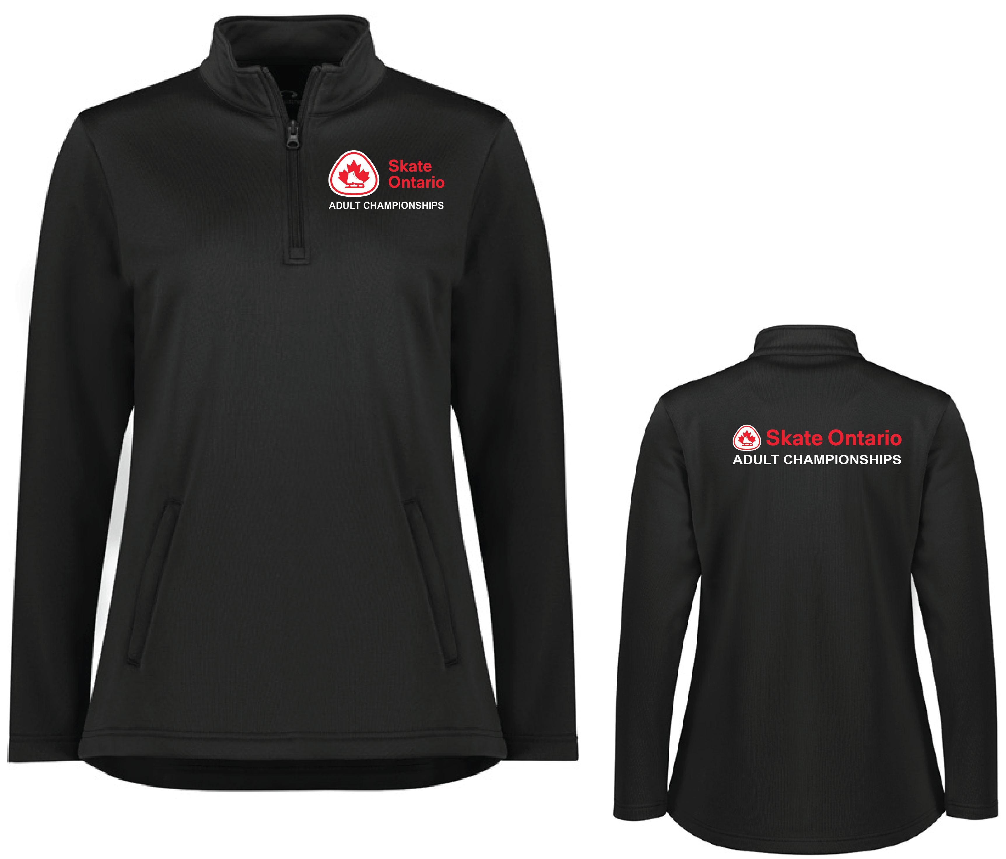 2026 SKATE ONTARIO ADULT PROVINCIALS - HYPE 1/4 ZIP FLEECE