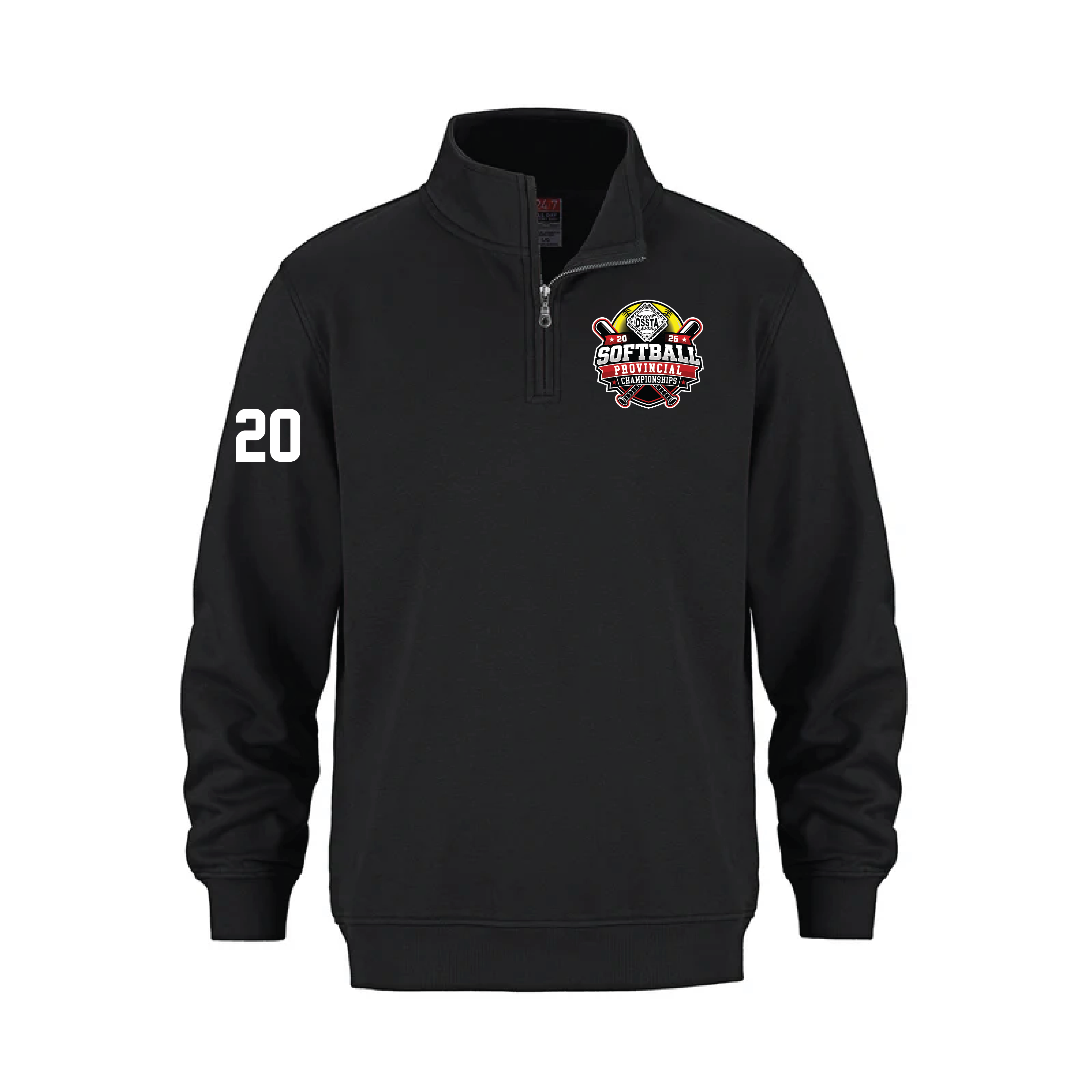 2026 SOFTBALL PROVINCIALS 1/4 ZIP FLEECE