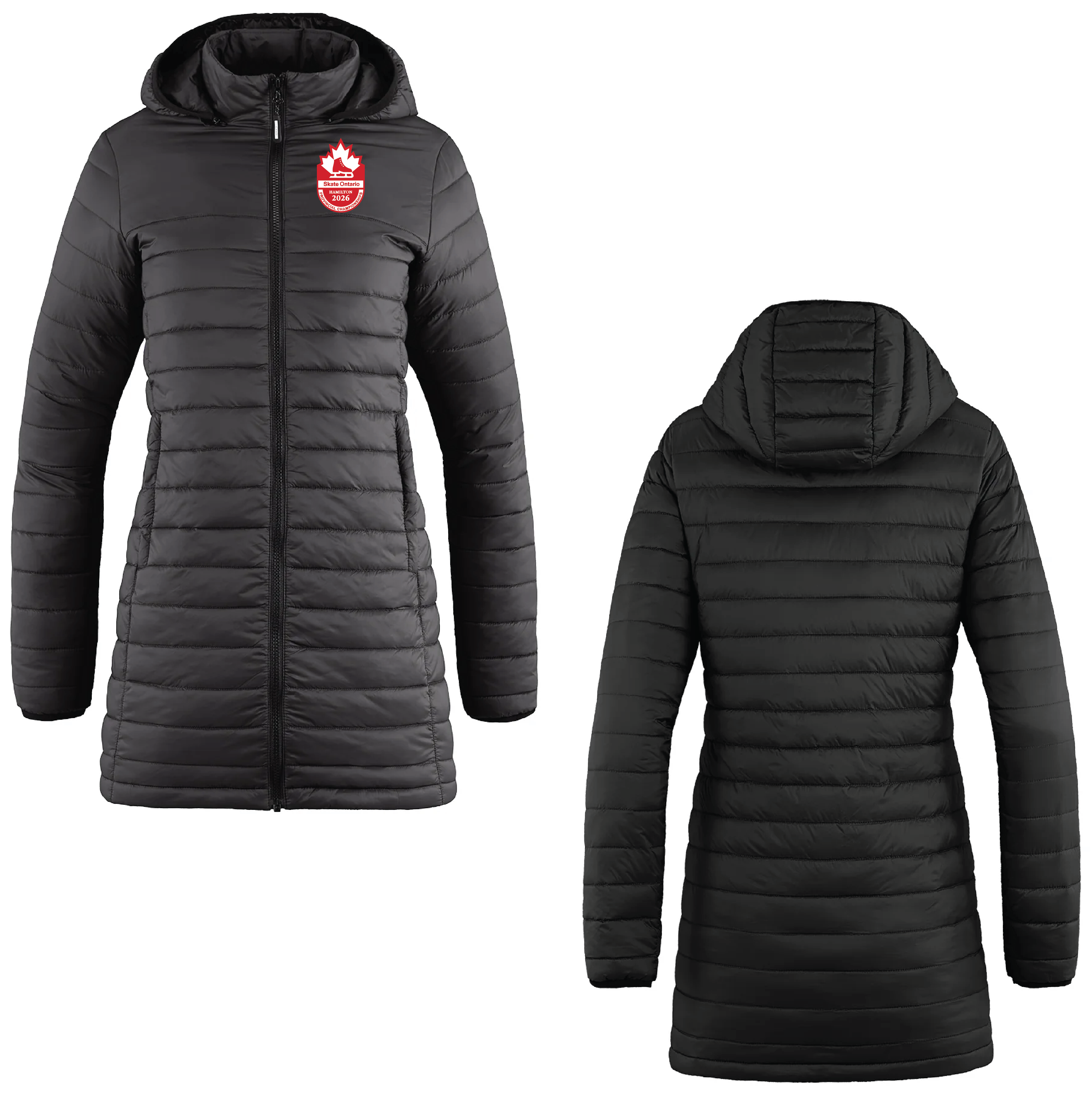 2026 SKATE ONTARIO PROVINCIALS ALT LOGO - FULL LENGTH PUFFER JACKET