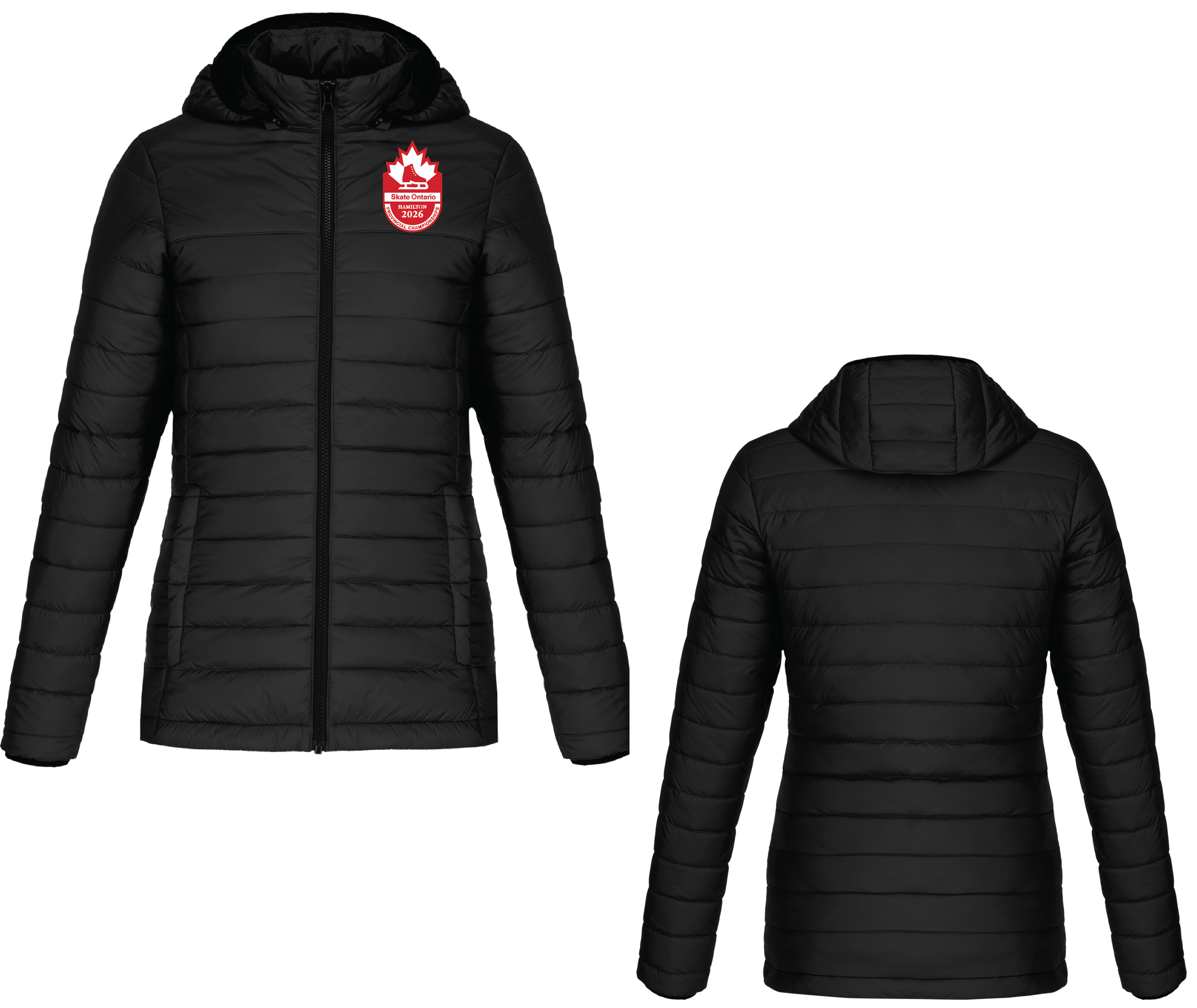 2026 SKATE ONTARIO PROVINCIALS ALT LOGO- PUFFER JACKET