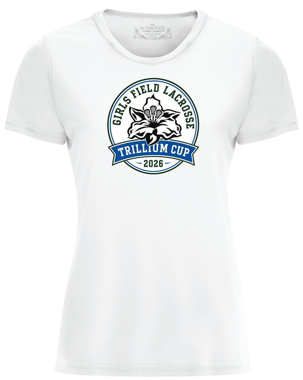 2026 Trillium Cup Short Sleeve Dri Fit Tshirt Blue Logo