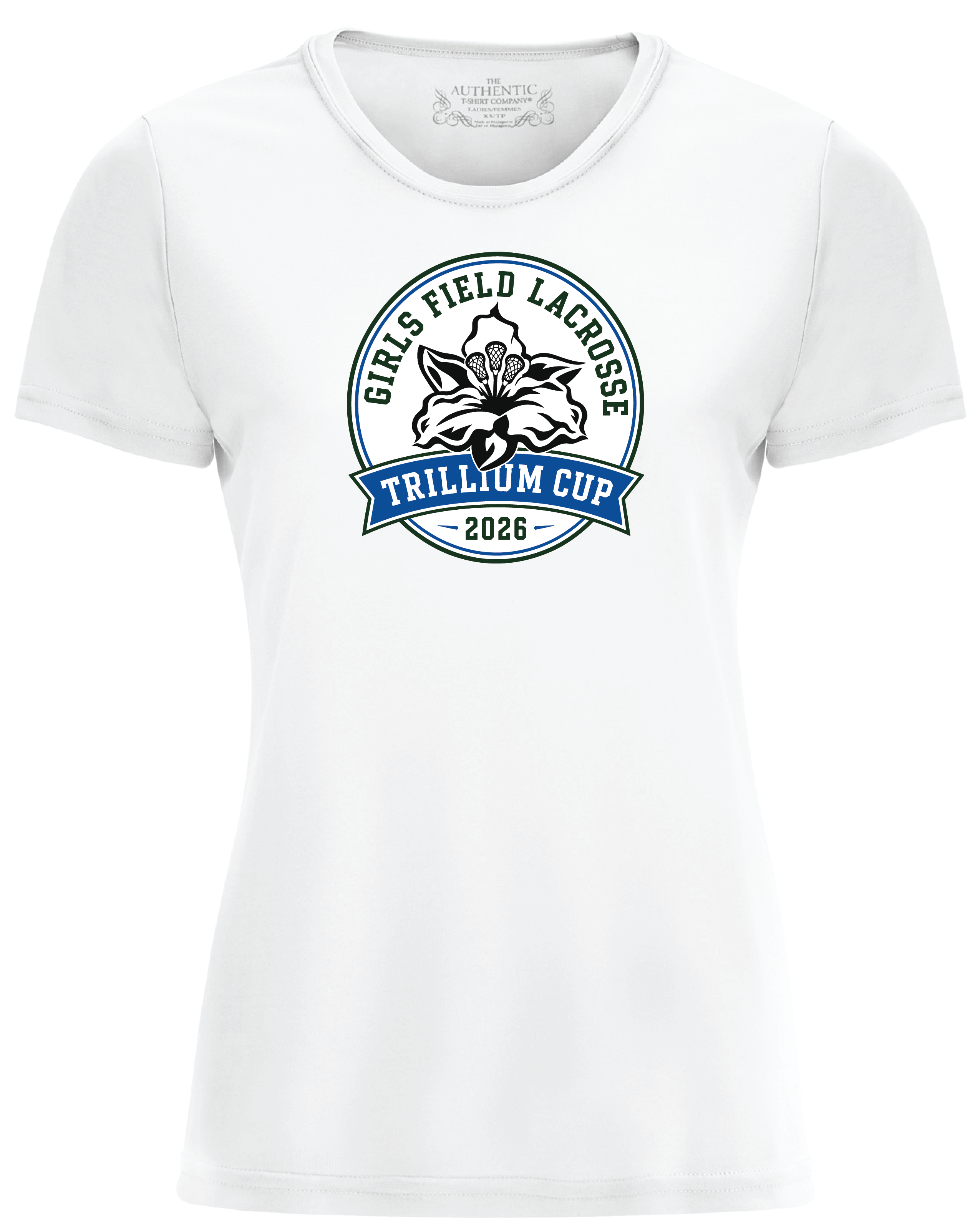 2026 Trillium Cup Short Sleeve Dri Fit Tshirt Blue Logo