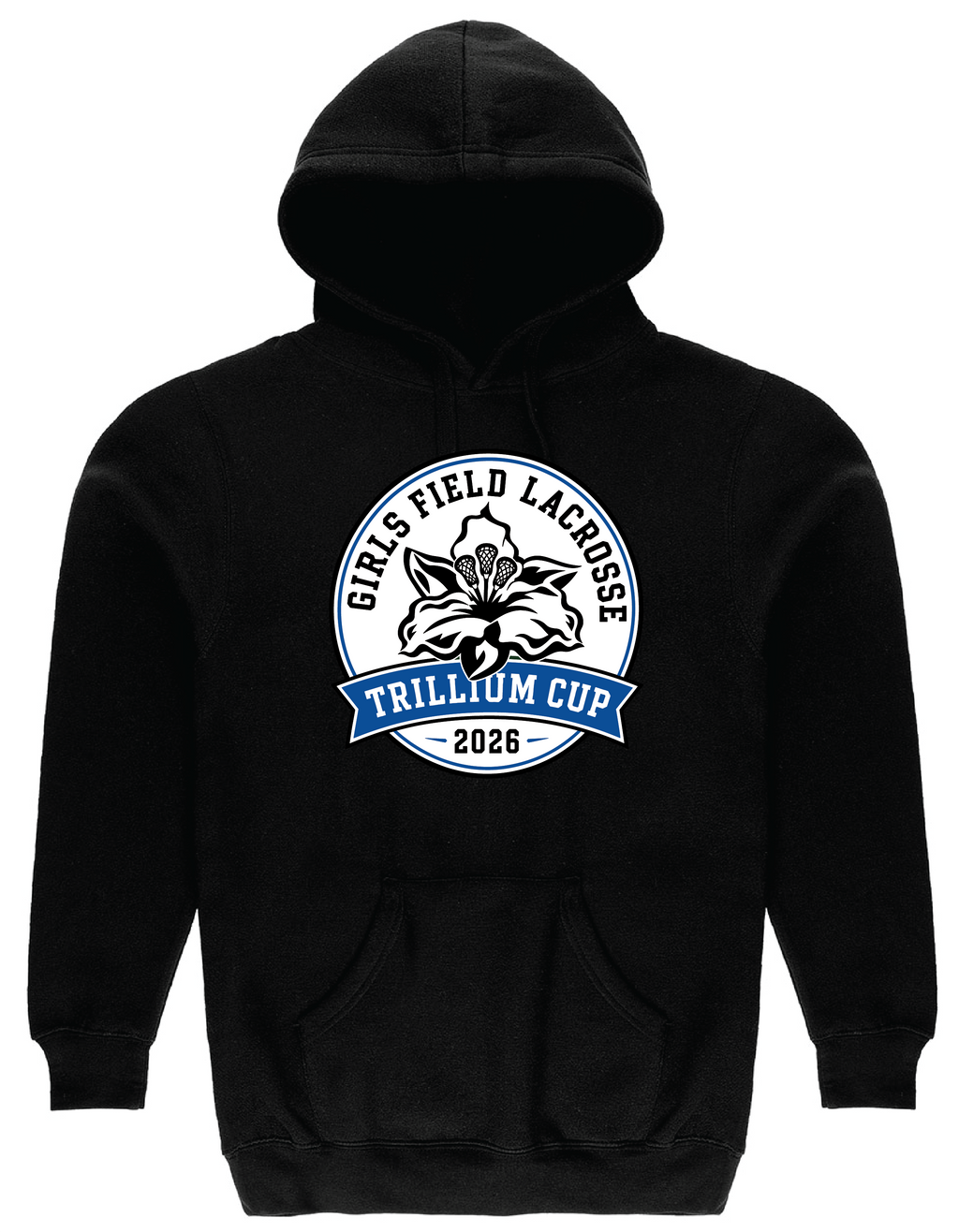 2026 Trillium Cup Fleece Hoodie Blue Logo