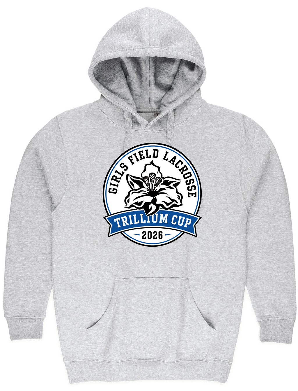 2026 Trillium Cup Fleece Hoodie Blue Logo