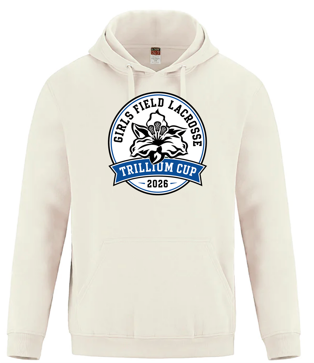 2026 Trillium Cup Fleece Hoodie Blue Logo