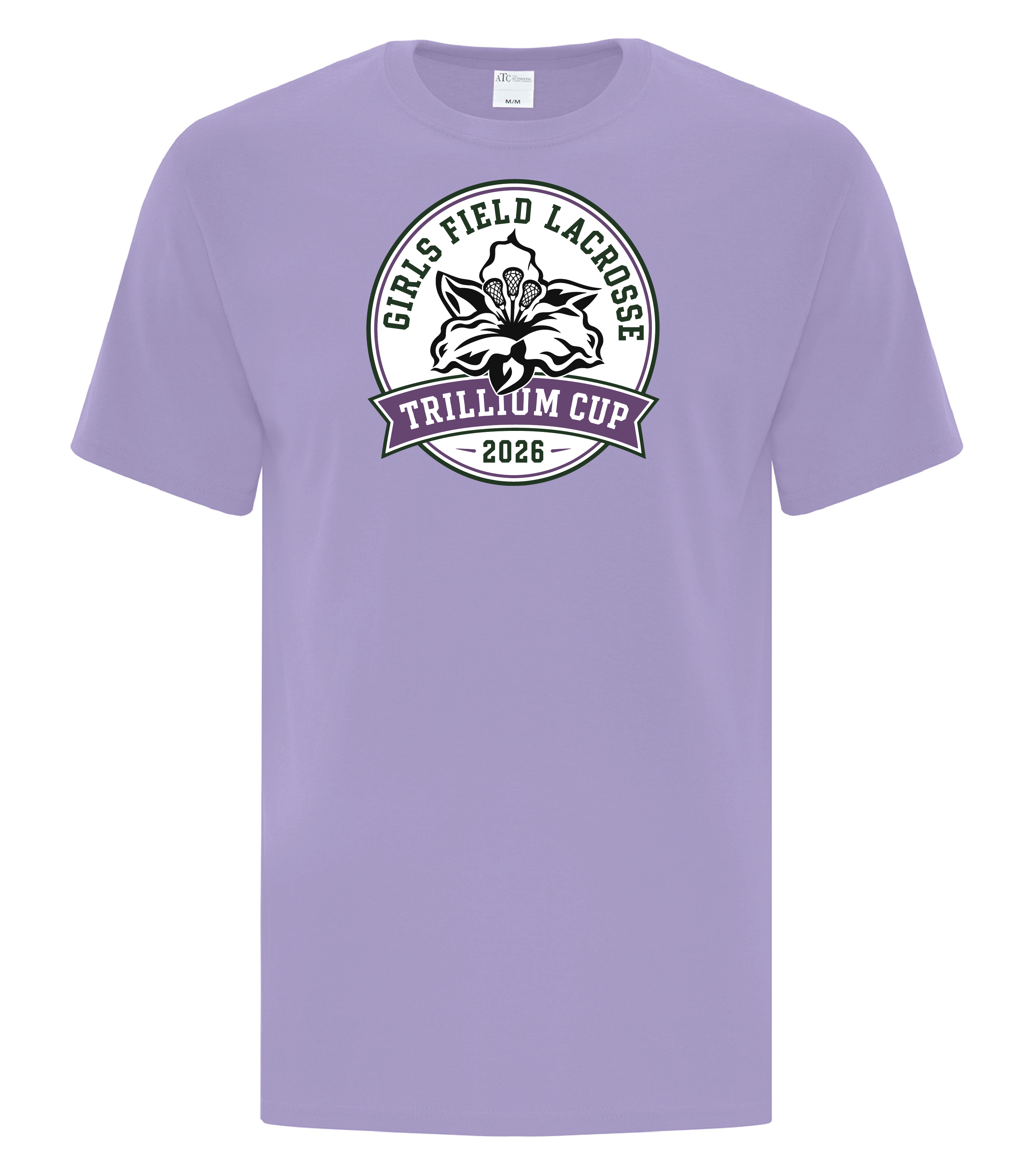 2026 Trillium Cup Cotton Tshirt Purple Logo