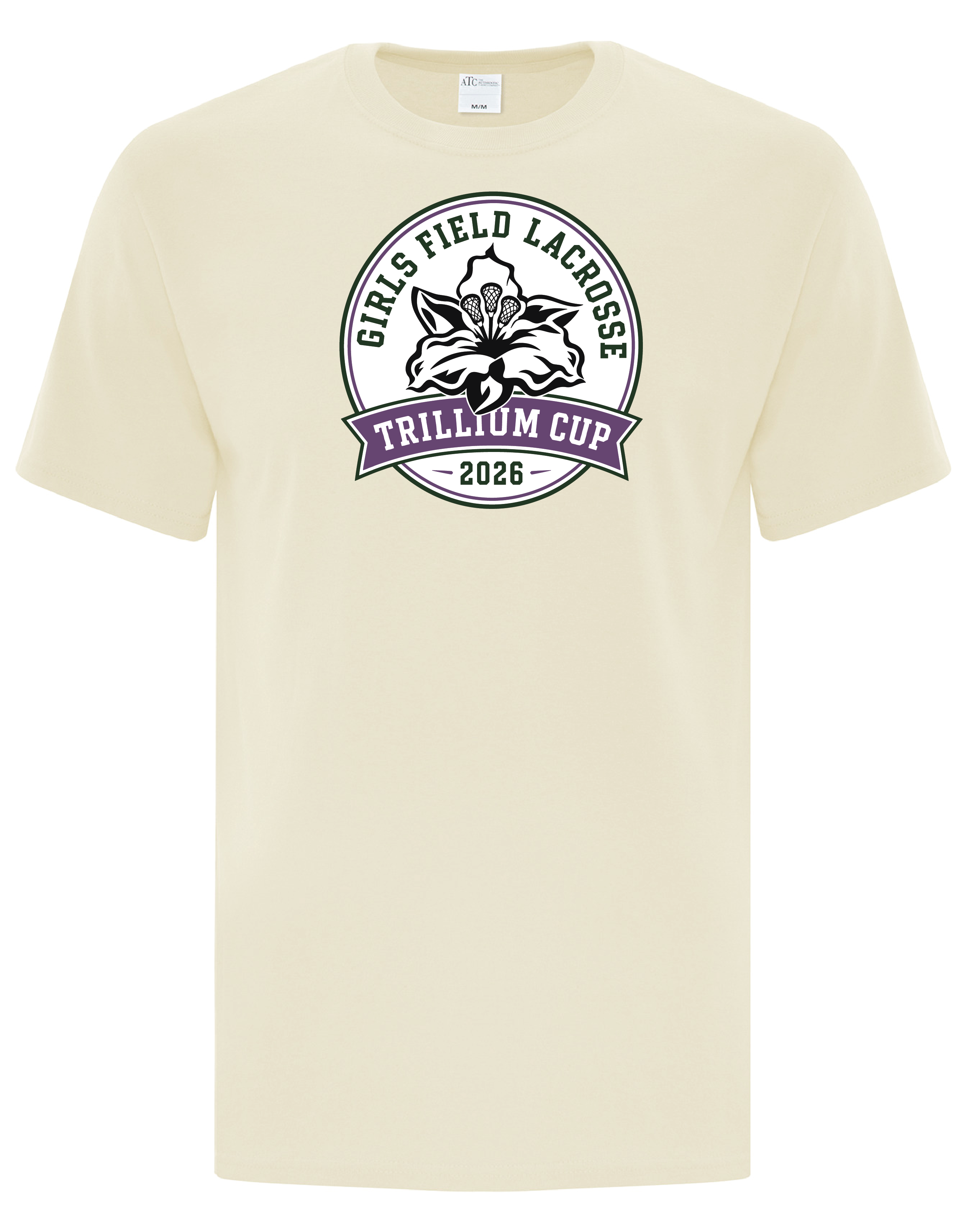 2026 Trillium Cup Cotton Tshirt Purple Logo
