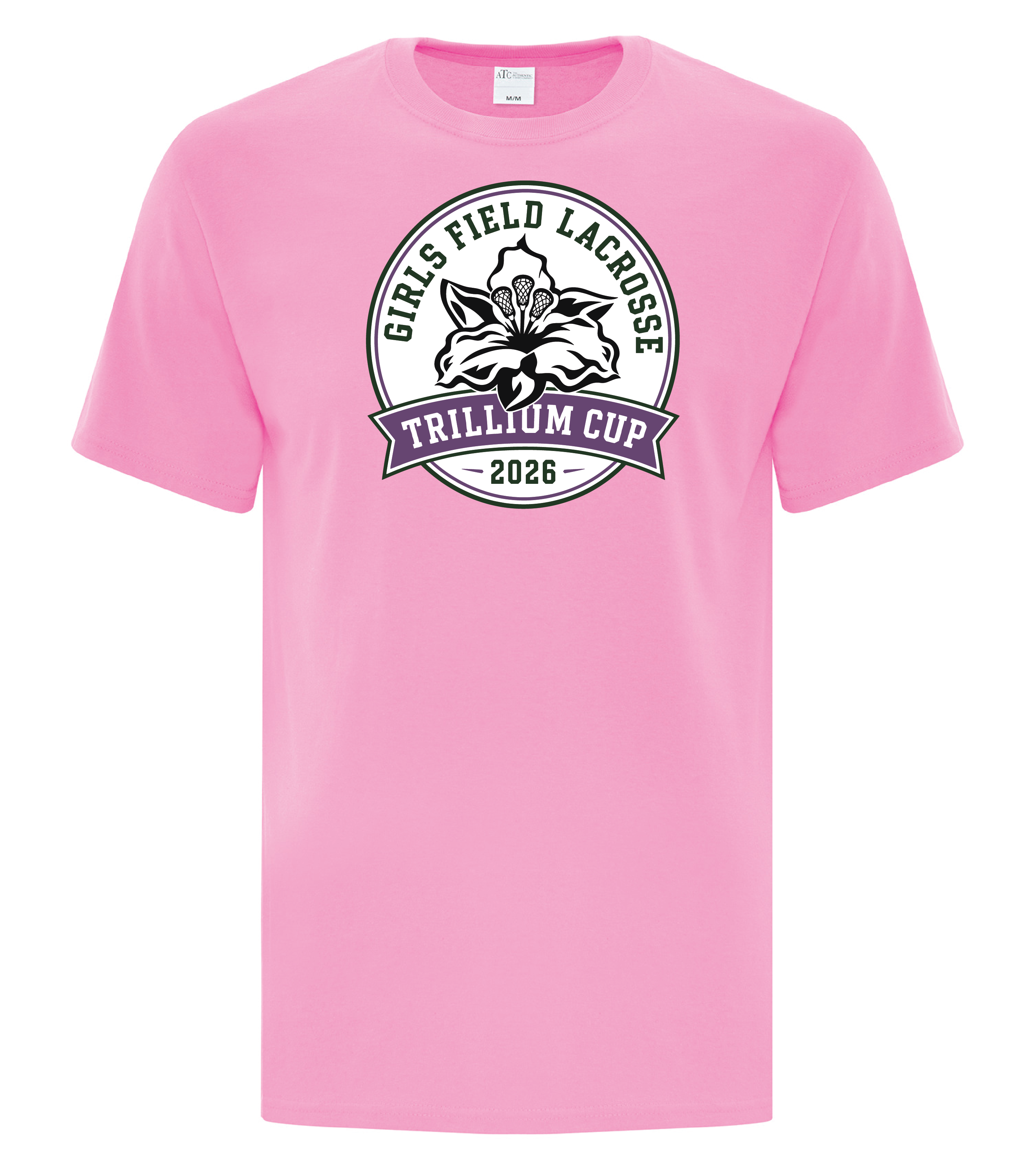 2026 Trillium Cup Cotton Tshirt Purple Logo