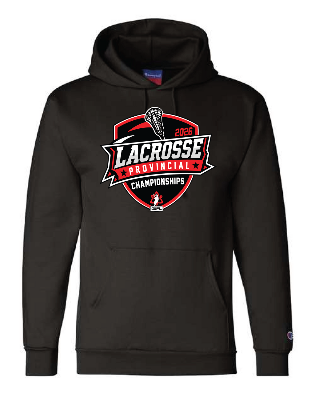 2026 LACROSSE PROVINCIALS CHAMPION FLEECE HOODIE