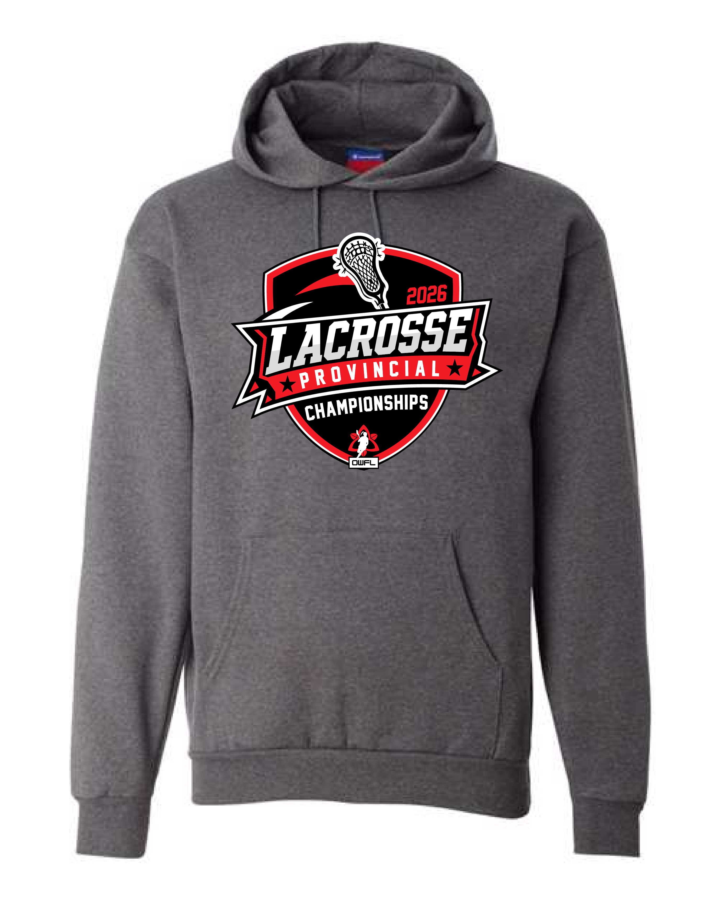 2026 LACROSSE PROVINCIALS CHAMPION FLEECE HOODIE