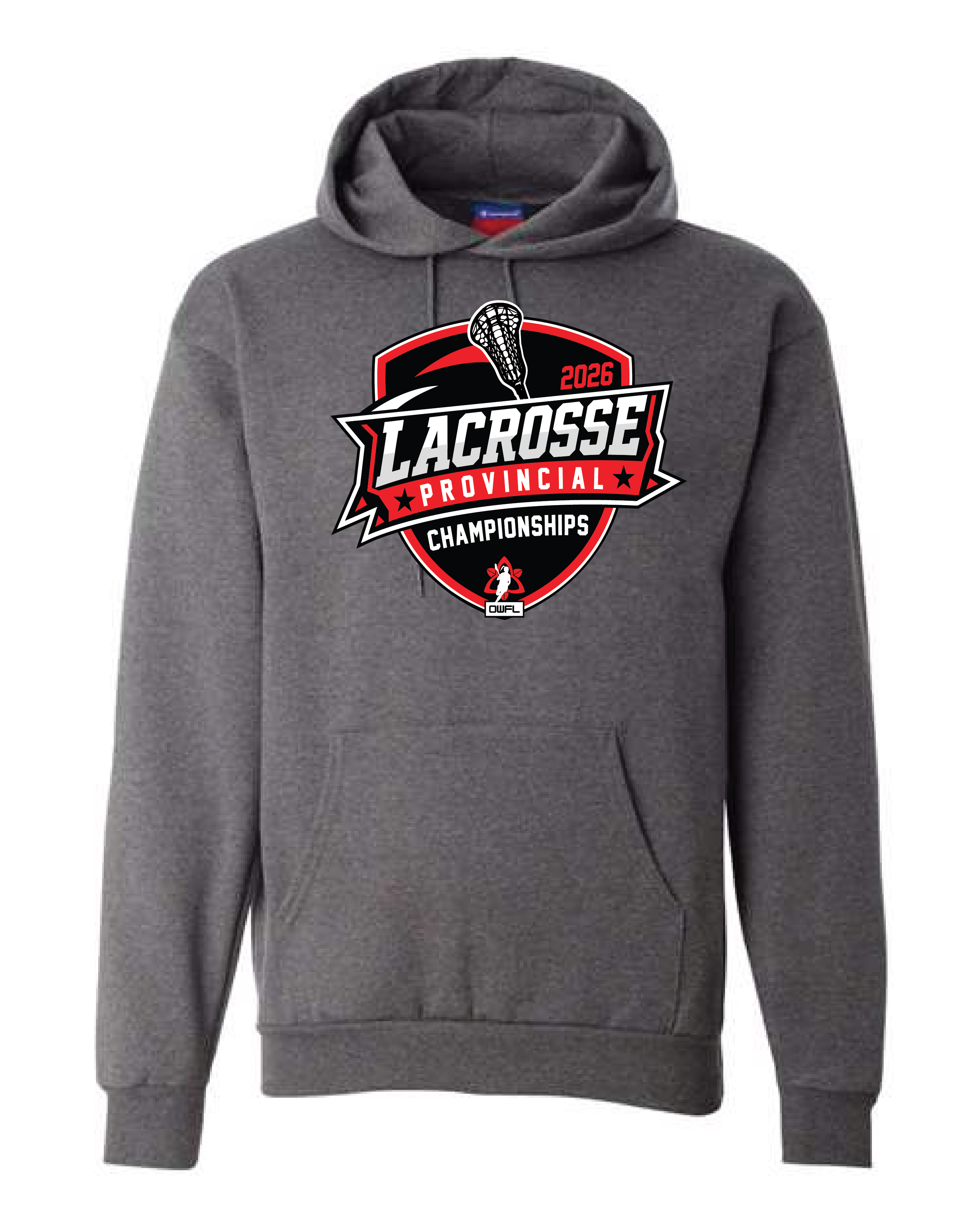 2026 LACROSSE PROVINCIALS CHAMPION FLEECE HOODIE