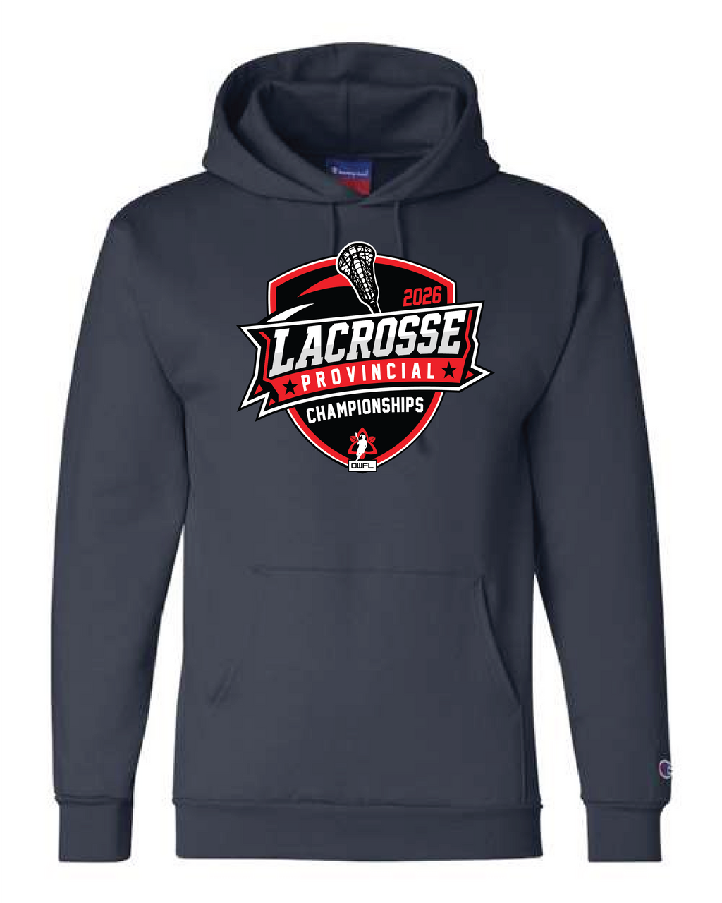 2026 LACROSSE PROVINCIALS CHAMPION FLEECE HOODIE