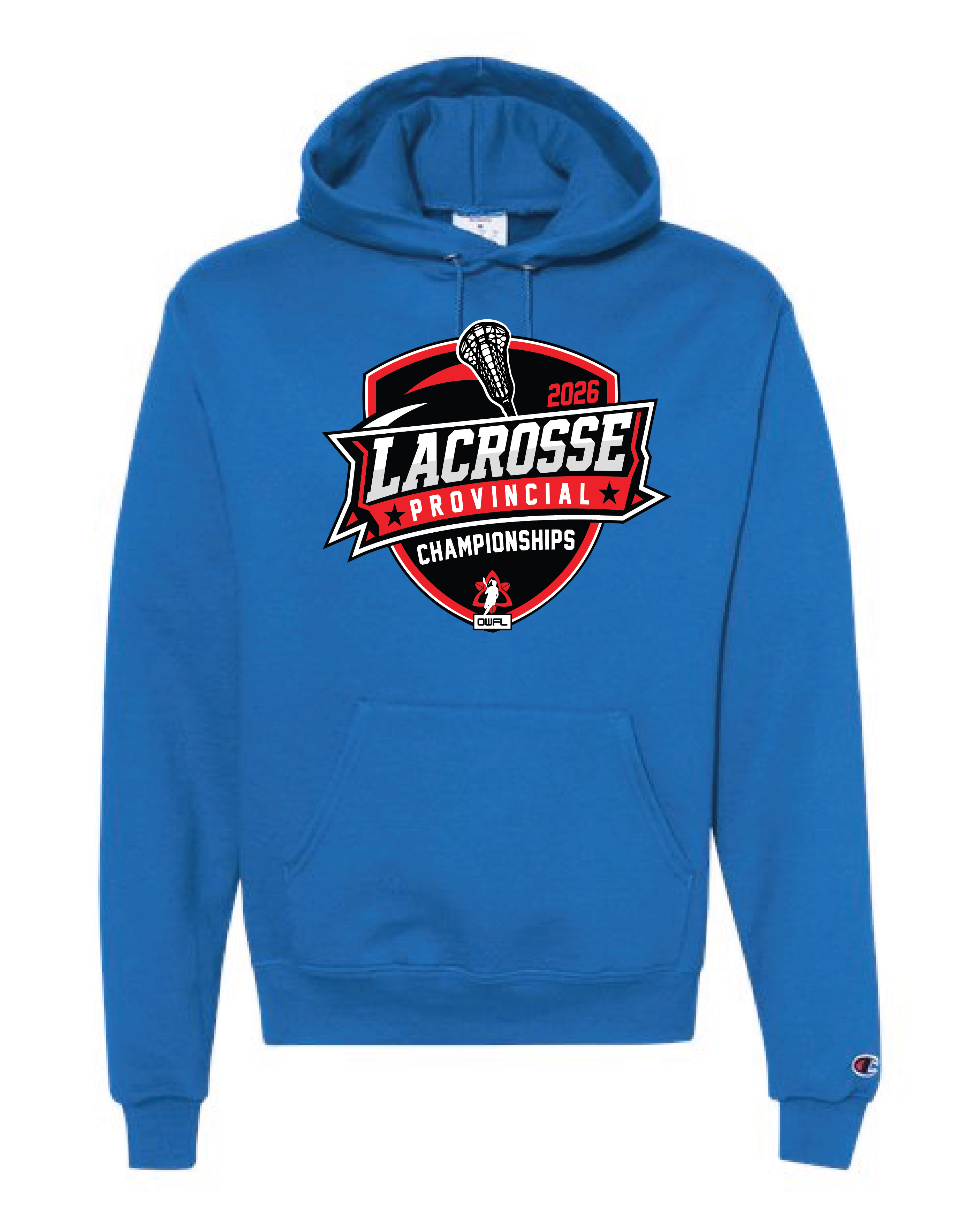 2026 LACROSSE PROVINCIALS CHAMPION FLEECE HOODIE