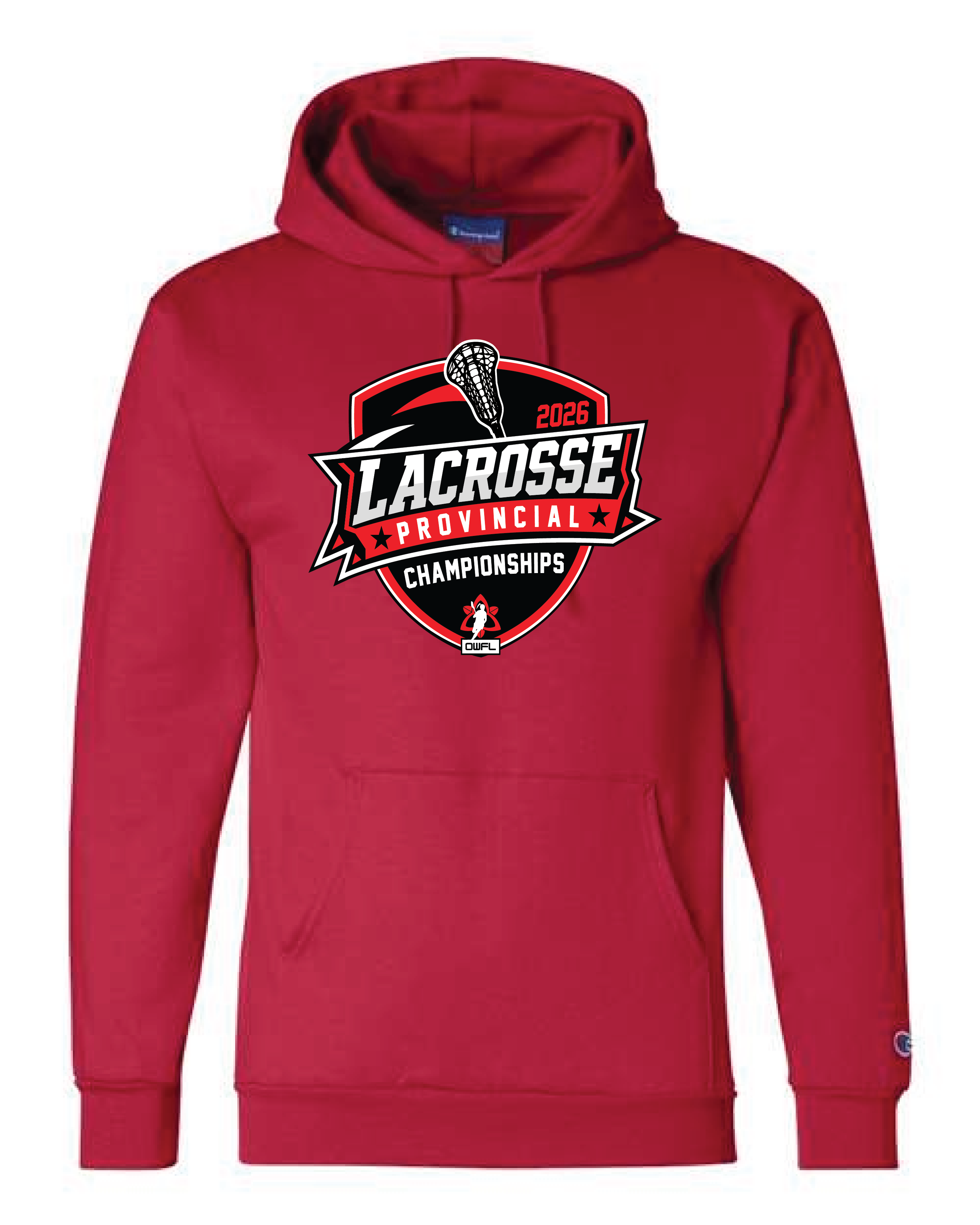 2026 LACROSSE PROVINCIALS CHAMPION FLEECE HOODIE