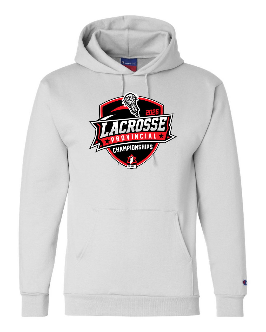 2026 LACROSSE PROVINCIALS CHAMPION FLEECE HOODIE