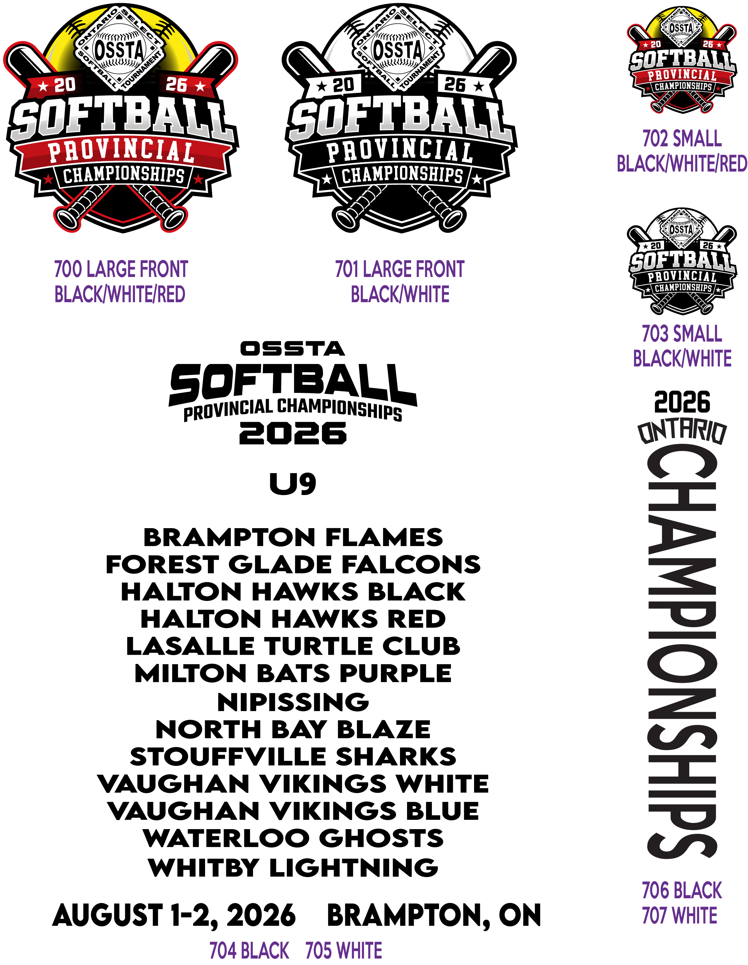2026 SOFTBALL PROVINCIAL DRI FIT TSHIRT