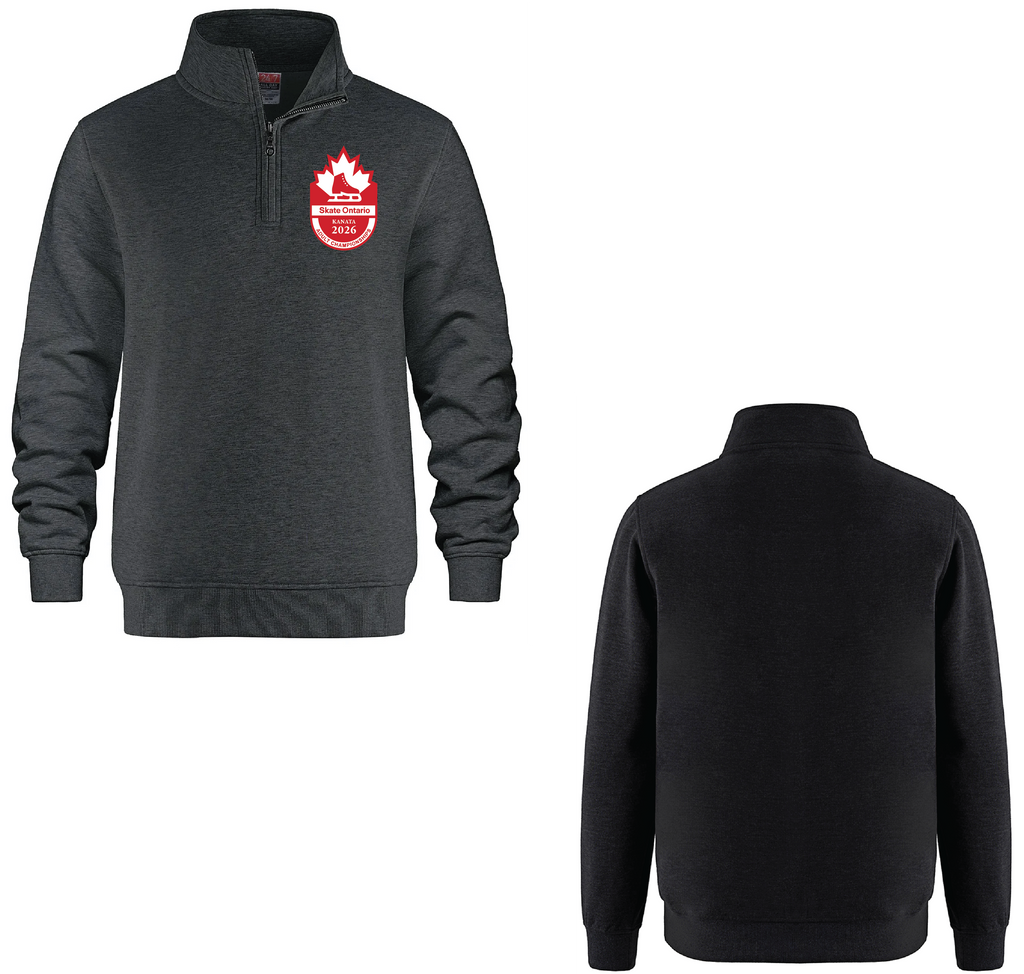 2026 SKATE ONTARIO ADULT PROVINCIALS ALT LOGO - 1/4 ZIP FLEECE PULLOVER