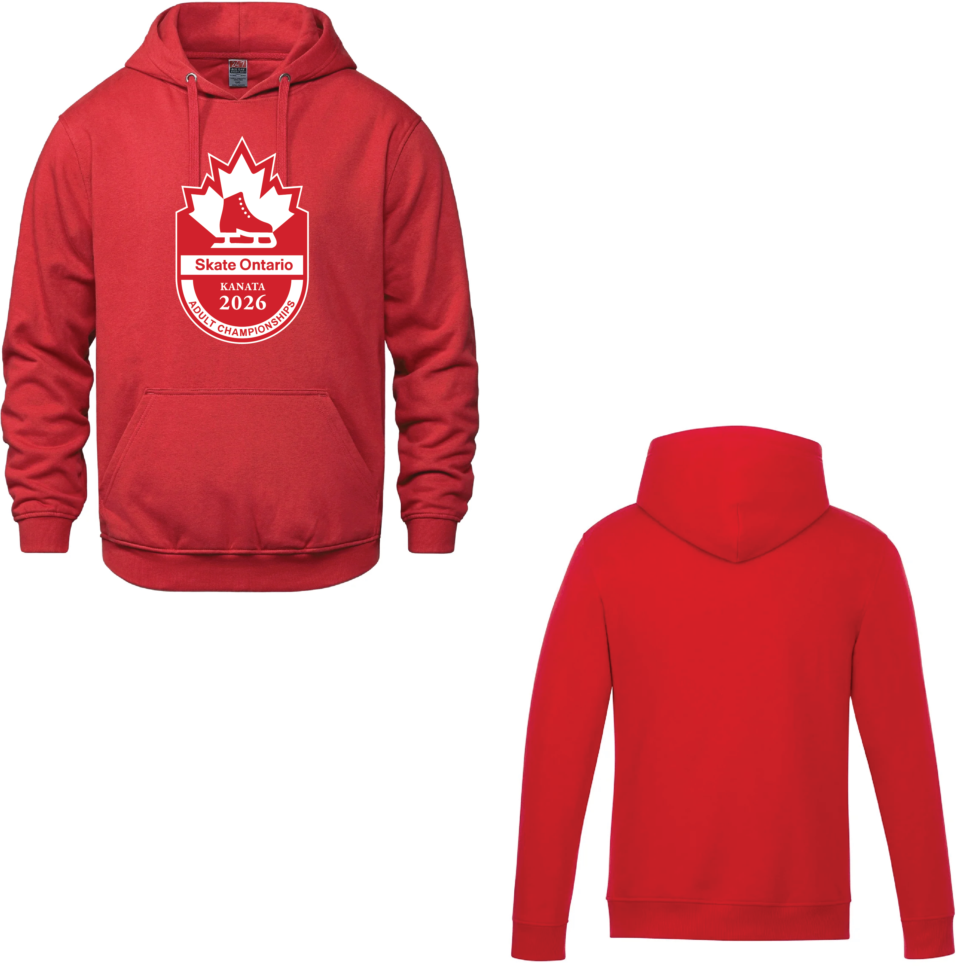 2026 SKATE ONTARIO ADULT PROVINCIALS ALT LOGO - FLEECE HOODIE