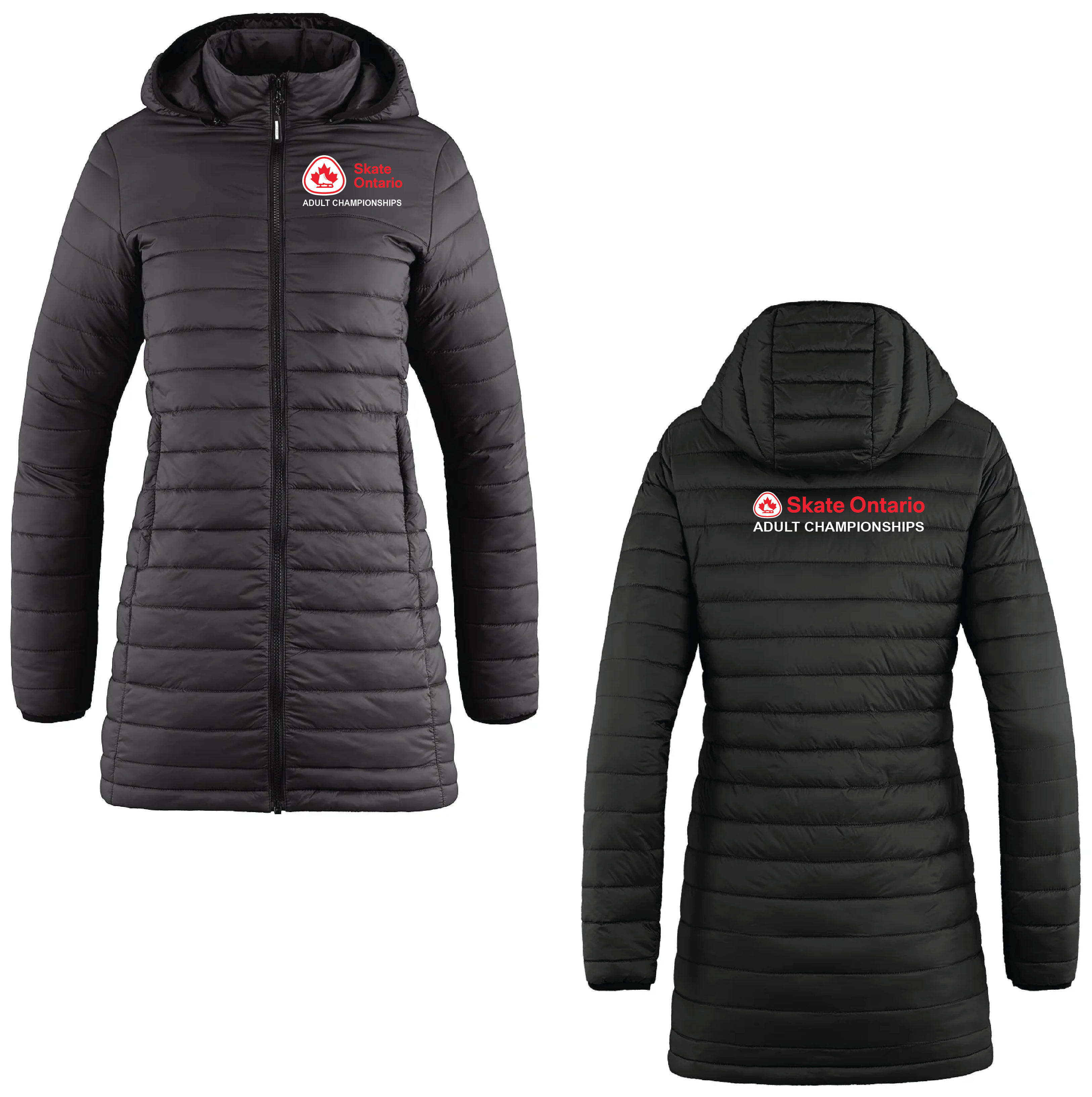 2026 SKATE ONTARIO ADULT PROVINCIALS - FULL LENGTH PUFFER JACKET