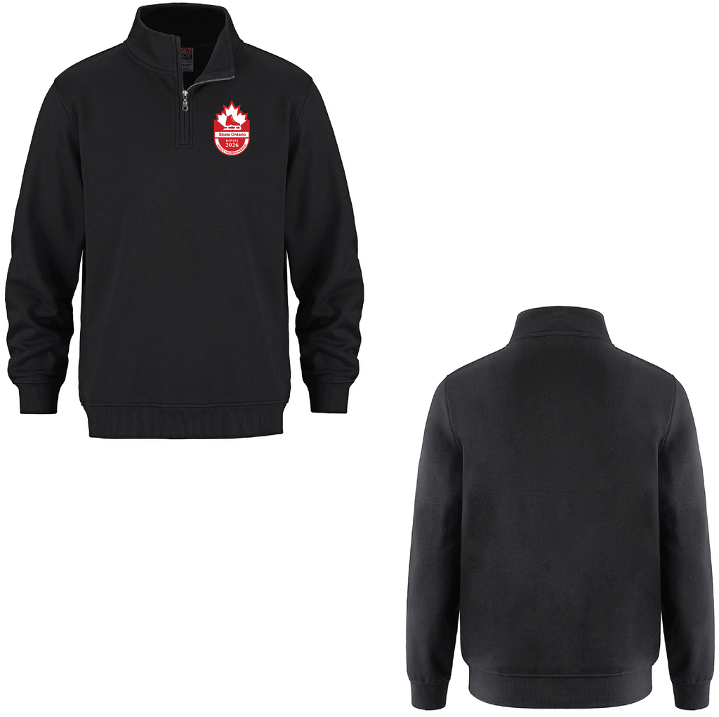 2026 SKATE ONTARIO ADULT PROVINCIALS ALT LOGO - 1/4 ZIP FLEECE PULLOVER